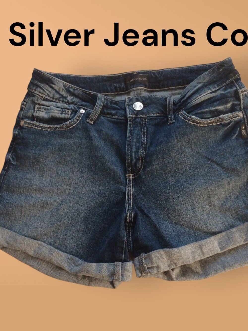 Silver Jeans Co Elyse Shorts Cuffed